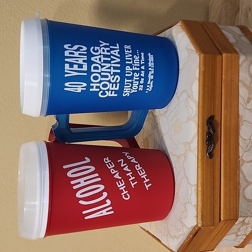 Two 22 oz. Insulated Mugs